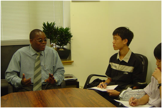 Interview with Mr. Counsellor Donald M. Mazibuko