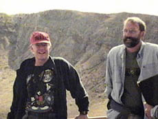 Hugh and Phil at Meteor Crater